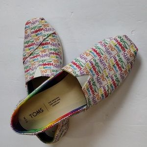 TOMS Canvas Women Slip on’s Shoes| Size 7.5